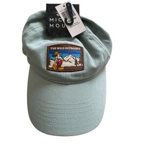 NWT Disney Mickey Mouse "The Wild Outdoors" Camping Ball Cap – Sage Green